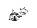 Harley Davidson Dyna [1999-2017] – Vintage Spinner Achsabdeckung Aluminium poliert-1