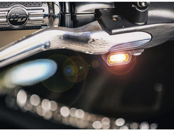 Harley Davidson Sportster [2014-2020] – Streifen LED Blinker Aluminium Poliert Licht - 0
