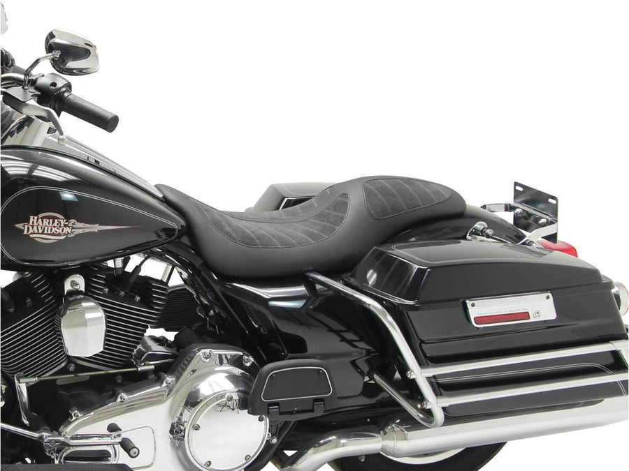 Harley Davidson Touring [2008-2025] – Fred Kodlin Signature Series Sitz Schwarz