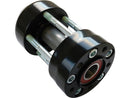 Harley Davidson FXS [2011-2012]-Single Rotor ABS front hub black ABS-3