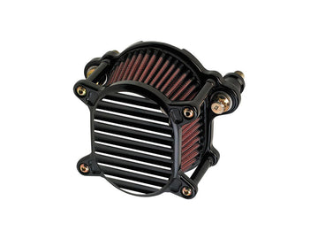 Harley Davidson Sportster [1991-2006] -EOMEGA RIBBED AIR FILTER NOIR