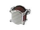 Harley Davidson Sportster [1991-2006] – Omega Gerippter Luftfilter Chrom-1