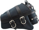 Harley Davidson Sportster [2004-2020] -Canvas Schwingarm Saddlebag avec bouteille-3