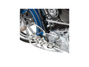 Harley Davidson Touring [1985-2025]-10-gauge driver's footrest chrome-5