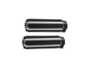 Harley Davidson Touring [2008-2024] – 10-Gauge Griffe Schwarz Eloxiert 1" Gaszug-1