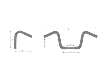 Harley Davidson Sportster [1986-2016] – 10 Bad Ape Hanger Lenker Nicht-Gedimmt 3-Loch - 0