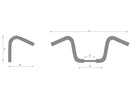 Harley Davidson Sportster [1986-2016] – 10 Bad Ape Hanger Lenker Nicht-Gedimmt 3-Loch-7