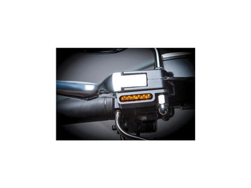 Harley Davidson Softail [2015-2017] – OEM Handsteuerung LED Blinker Schwarz Eloxiert - 0