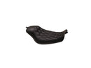 Harley Davidson Dyna [2006-2017] -Bob Job Boss Diamond Seat Vinyl noir-1