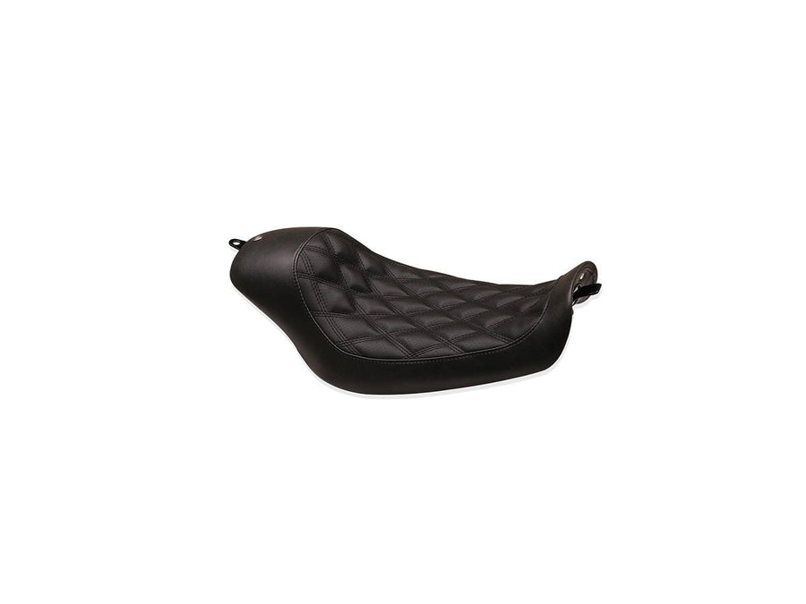 Harley Davidson Dyna [2006-2017] -Bob Job Boss Diamond Seat Vinyl noir