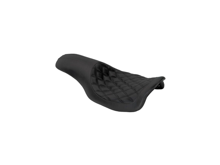 Harley Davidson Touring [2008-2025] – 2-Up Boss Diamond Sitz Schwarz Vinyl