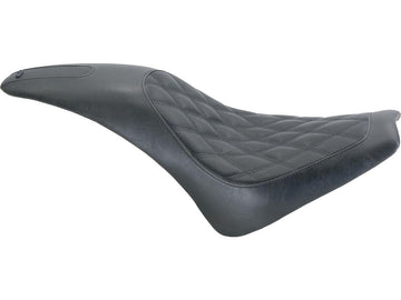Harley Davidson Scout [2015-2024] -2-Up Boss Diamond Seat Black Vinyl