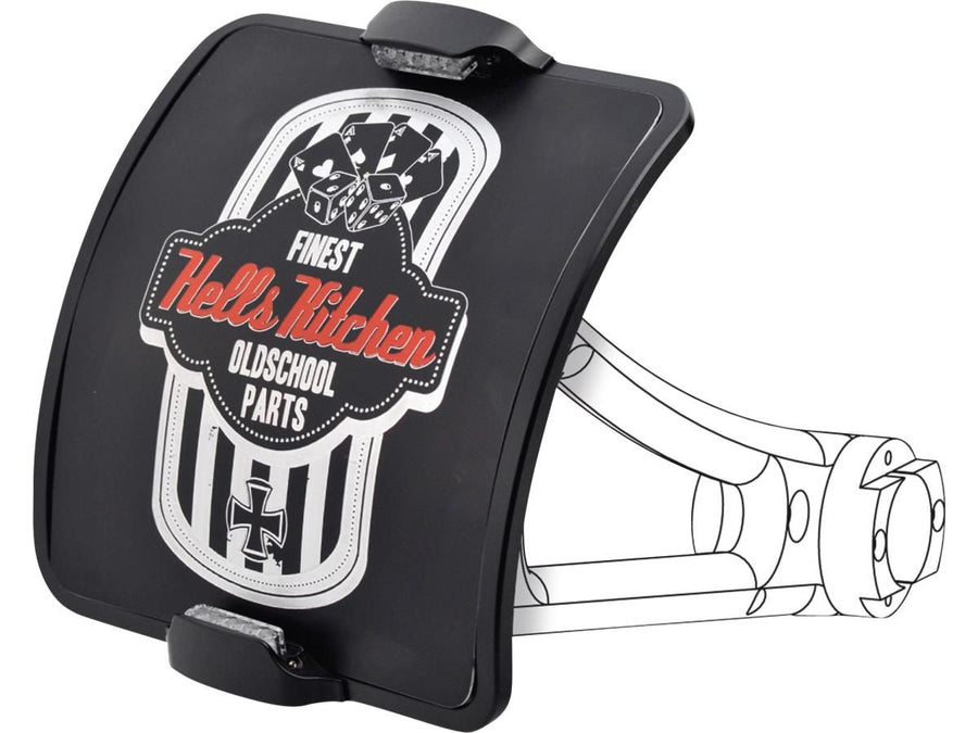 Harley Davidson – Twice-Clamp Kennzeichenhalter Grundplatte Deutschland 200x180mm