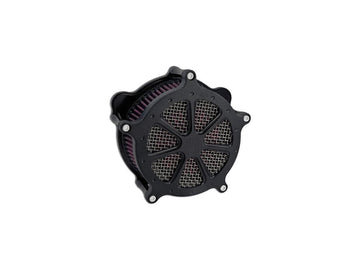 Harley Davidson Touring [2008-2016] -Venturi Speed ​​7 Kit de filtre à air noir Ops