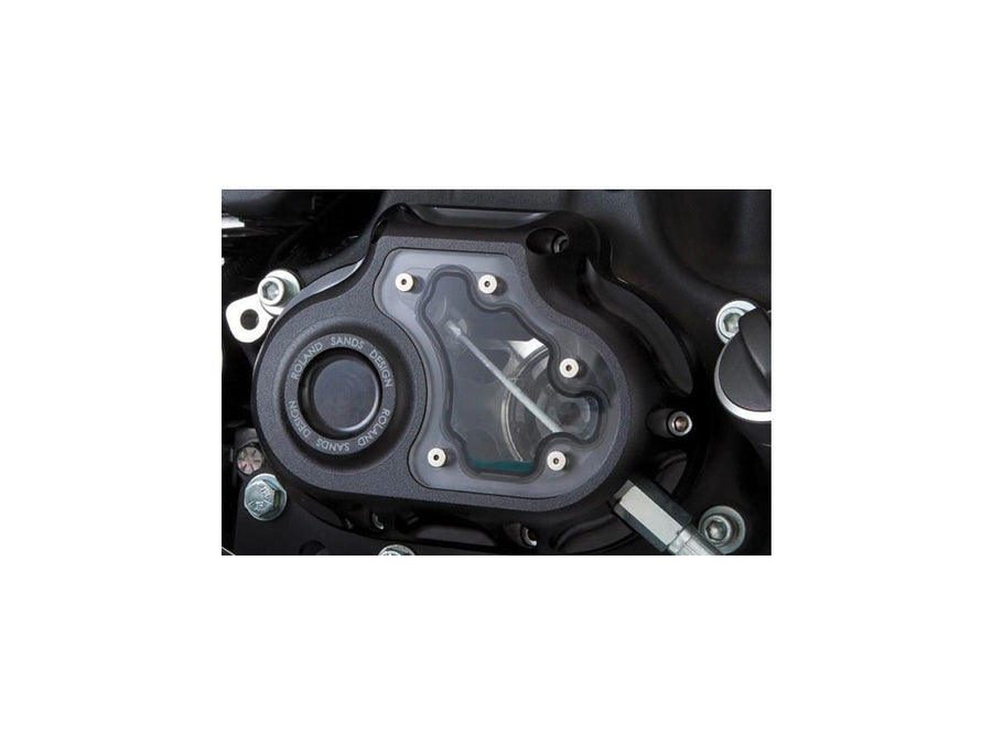 Harley Davidson Dyna [2006-2017]-Clarity gear-side cover for cable couplings