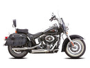 Harley Davidson FXSB [2017-2017] -Double Grooves Pantes-on Polished Silencer-1