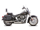 Harley Davidson FXSB [2017-2017] -Double Grooves Pantes-on Polished Silencer-3