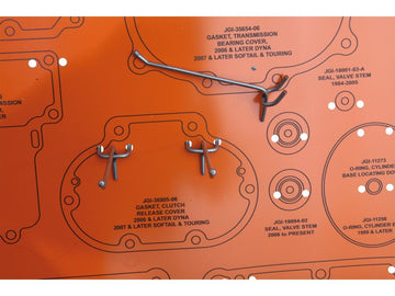Harley Davidson Dyna [1999-2017] - Assiette de couchage, plaque de scellement à deux cam