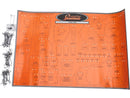 Harley Davidson Dyna [1999-2017] - Assiette de couchage, plaque de scellement à deux cam-2