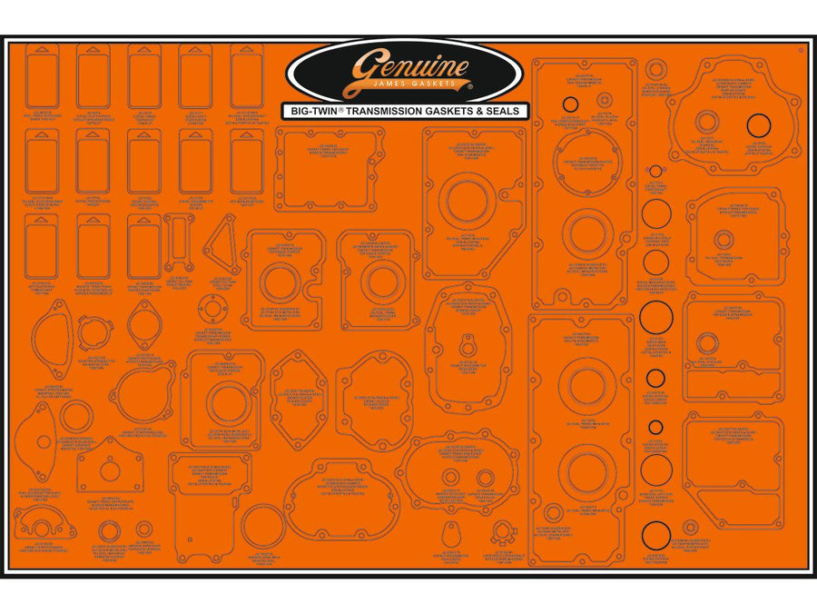 Harley Davidson – Dichtungsplatte, alle Getriebe Dichtungsplatte