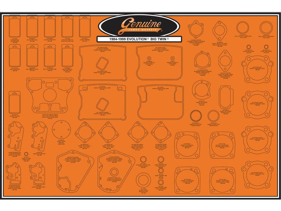 Harley Davidson FX Model [1985-1994] – Dichtungsplatte für 1984-99 Evo Big-Twin