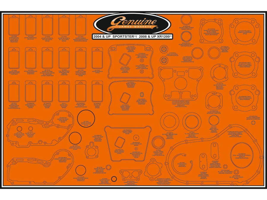 Harley Davidson Sportster [2004-2019] - Assiette de l'état pour XR1200 / 2004 + Sportster