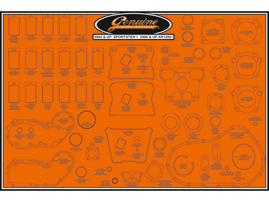 Harley Davidson Sportster [2004-2019] - Assiette de l'état pour XR1200 / 2004 + Sportster