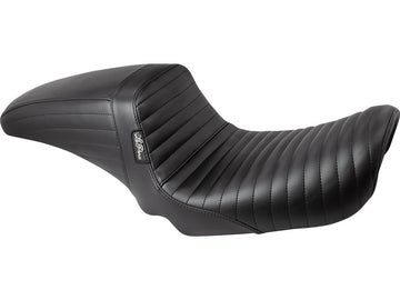 Harley Davidson Dyna [2006-2017] -Kickflip Siège plié de vinyle noir