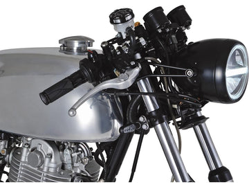 Harley Davidson - Neo Vintage 5 3/4 "headlight matt black powder -coated - 0