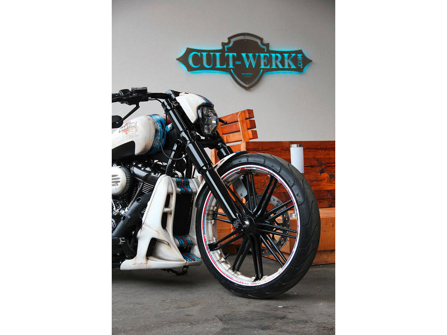Harley Davidson Fxbr [2023-2024]-6-part fork covers with lower ones