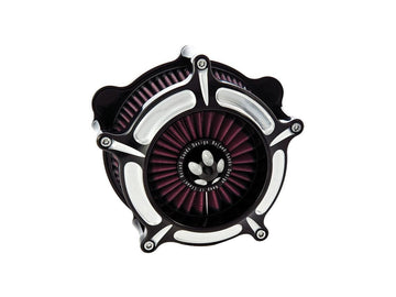 Harley Davidson Softail [2018-2024]-Turbine air filter kit contrast cut