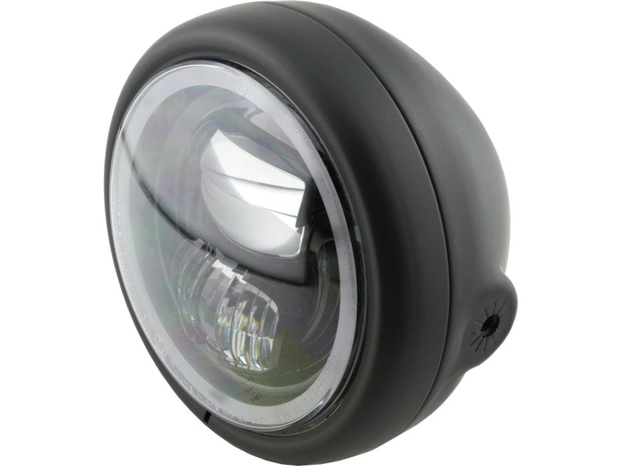 Harley Davidson - PECOS TYPE 7 5 3/4 "LED DE PODE NOIR-COULED LED