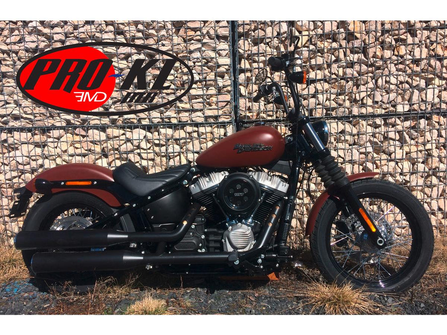 Harley Davidson Softail [2018-2024]-ribbed rocker box lid raw