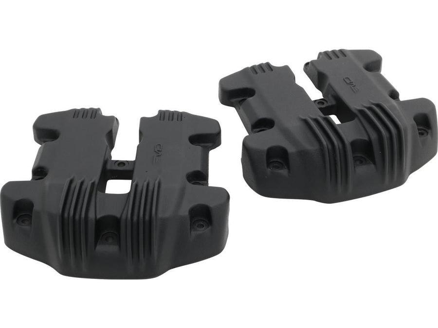 Harley Davidson Softail [2018-2024] -RIBBED ROCKER BOX COVER BLACK