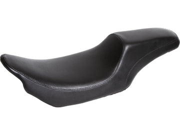 Harley Davidson Touring [2009-2025]-Gunfighter smooth seat black synthetic leather