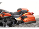 Harley Davidson Touring [2009-2025] – Gunfighter Glattes Sitz Schwarz Kunstleder-2