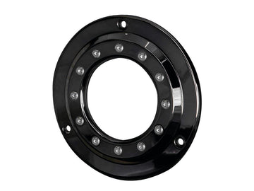 Modèle Harley Davidson FX [1985-1994] -Purhole Derby Cover 3-HOLE SHINE BLACK BLACK