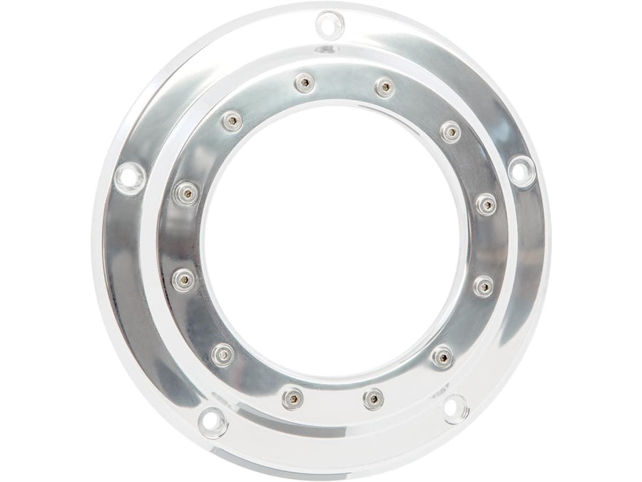 Harley Davidson Dyna [1999-2017] -Porthole Derby Cover 5 trous en aluminium poli
