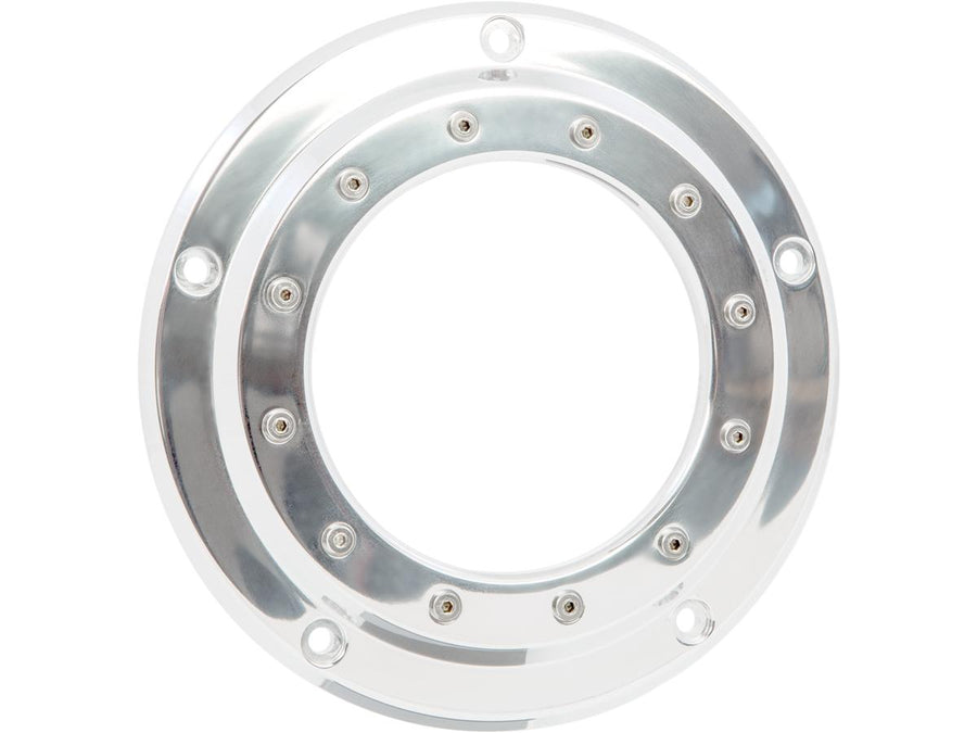 Harley Davidson Dyna [1999-2017] -Porthole Derby Cover 5 trous en aluminium poli