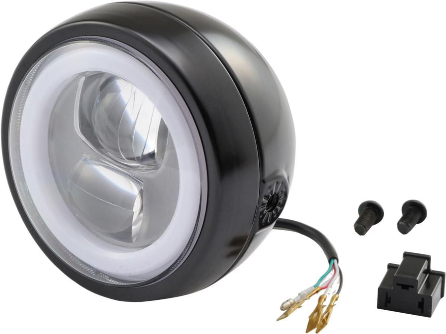 Harley Davidson - Capsule 120 4 1/2 "Headlight black powder -coated projector