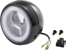 Harley Davidson - Capsule 120 4 1/2 "Headlight black powder -coated projector-4