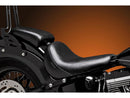 Harley Davidson FXS [2011-2012] – Bare Bones Soziuspolster Glattes Schwarzes Vinyl-2