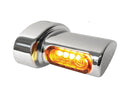 Harley Davidson Softail [1993-2024] – Winglet Micro LED Blinker Chrom Satin Rauch LED-1