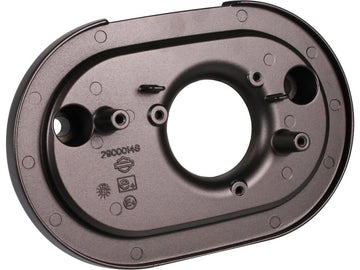 Harley Davidson – Ovale Luftfilterkasten Grundplatte Schwarz