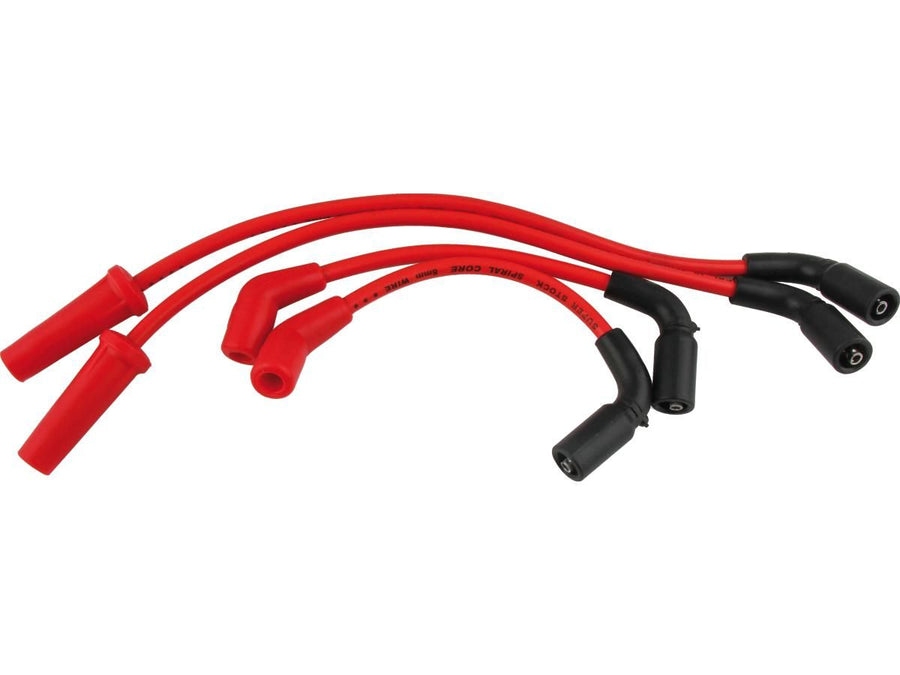Harley Davidson Softail [2018-2025]-8 mm ignition cable Custom red
