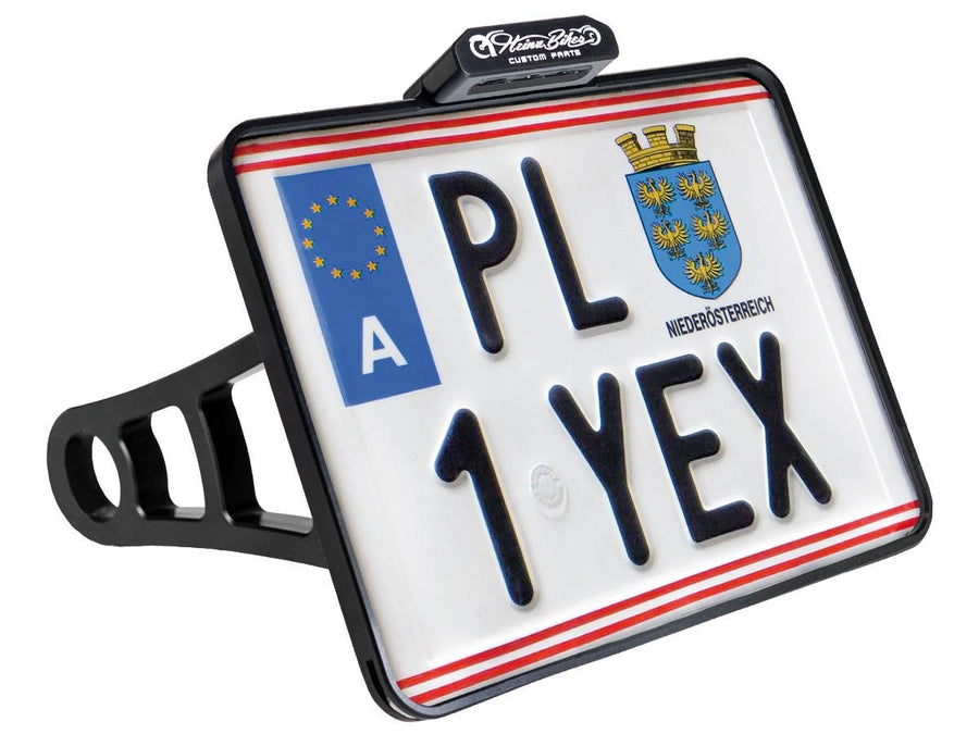 Harley Davidson Dyna [2006-2017] - kit de support de plaque d'immatriculation d'assemblage