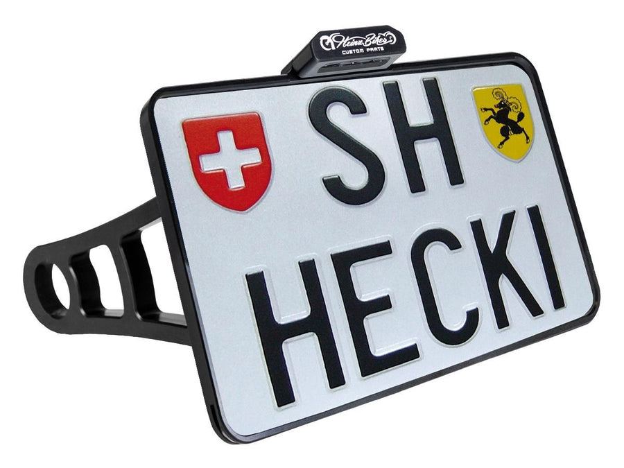 Harley Davidson Softail [2008-2017] – Seitenmontage Kennzeichenhalter Kit Schweizer