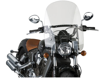Harley Davidson Scout [2015-2024] -Partan Windsheld Hauteur: 18,5 "