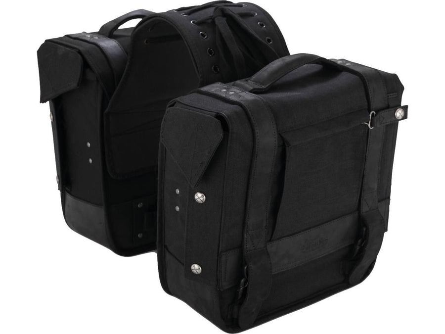 Harley Davidson-Voyager Flower Satta Pocks Black