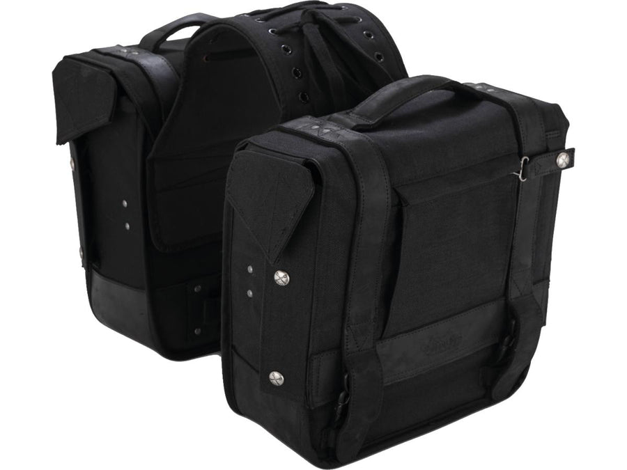 Harley Davidson-Voyager Flower Satta Pocks Black